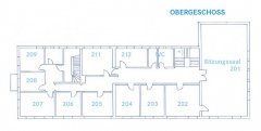 Grossansicht in neuem Fenster: Das Obergeschöß des Rathauses asl Übersichtsplan Grossansicht in neuem Fenster: Das Obergeschöß des Rathauses asl Übersichtsplan