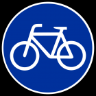 Zeichen 237: (Sonderweg für) Radfahrer