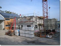 Grossansicht in neuem Fenster: Neubau Bauhof im Oktober 2004