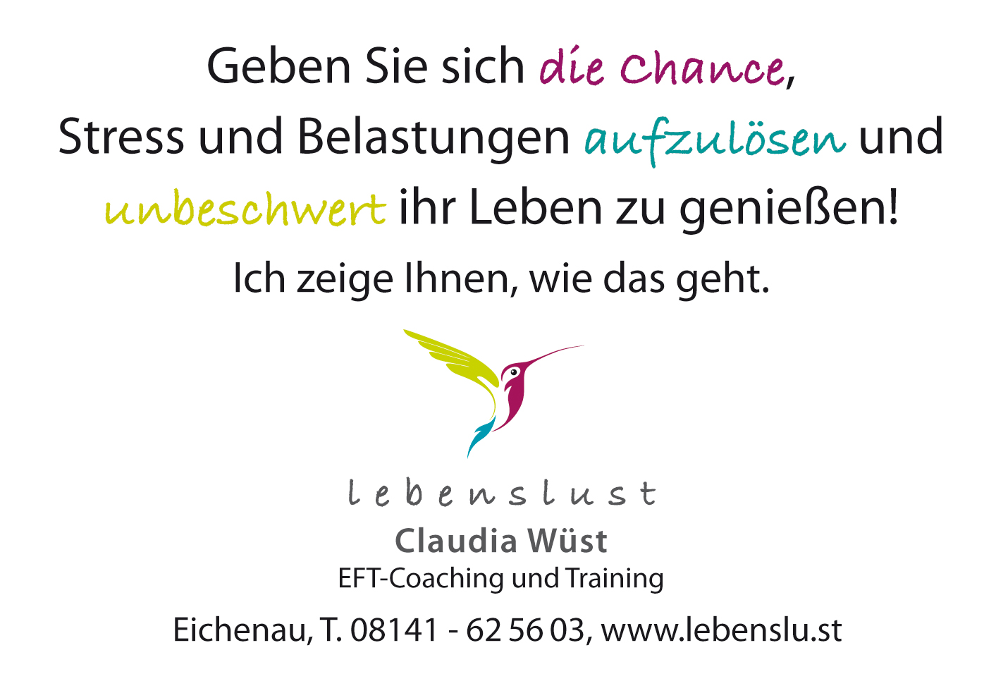 Claudia Wüst - lebenslust