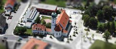 Luftbild Eichenau Rathaus