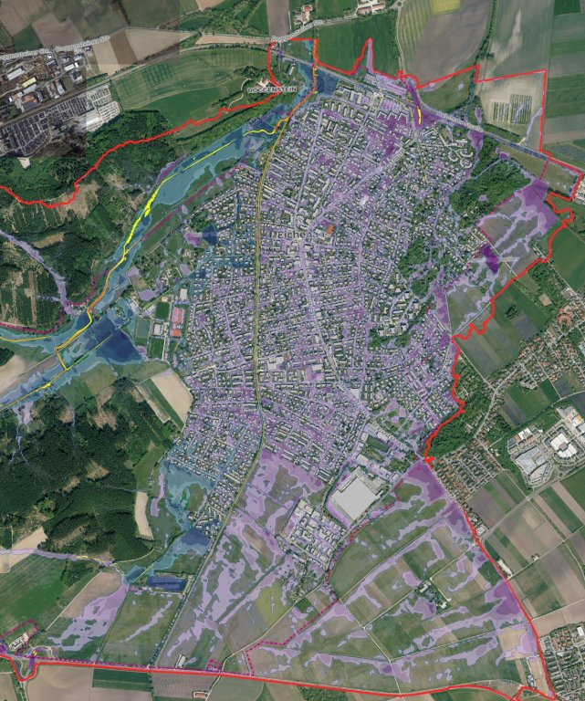 Hochwasserschutz in Eichenau Luftbild 12_2021 MTB