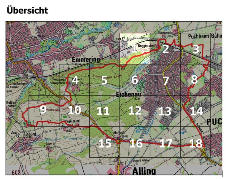 Übersicht Hochwasser