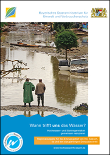 Broschüre Wann trifft uns das Wassser? Hochwasser