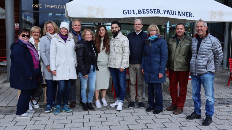 Cafe Tageslicht Eröffnungsbesuch Gemeindevertreter BM GR