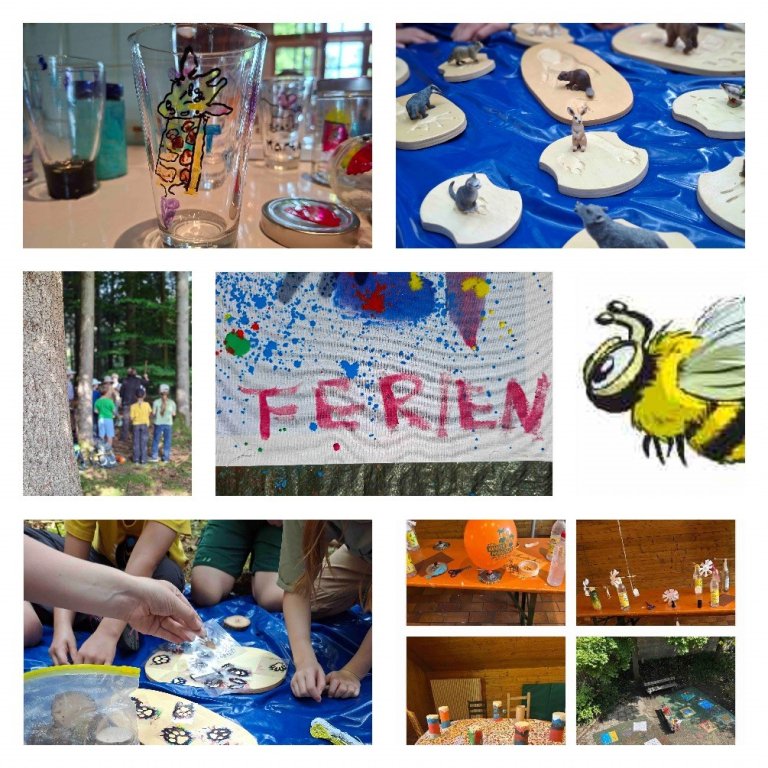 Collage Sommerferienprogramm Eichenau 2025