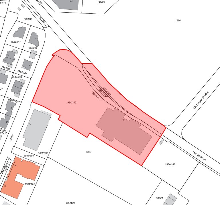 Lageplan Aldi Sued