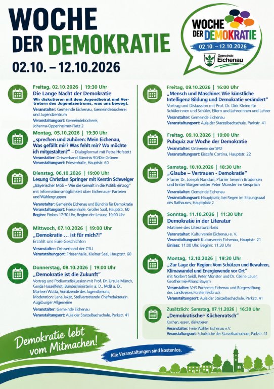 Übersicht_Woche der Demokratie Übersicht_Woche der Demokratie